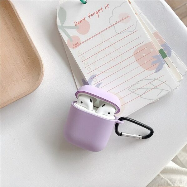 Husa casti Apple AirPods 1 & 2 cu agatatoare - imagine 8