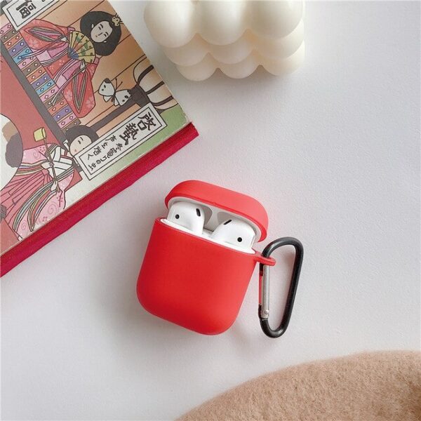 Husa casti Apple AirPods 1 & 2 cu agatatoare - imagine 7