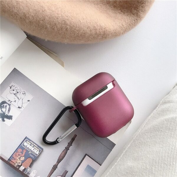 Husa casti Apple AirPods 1 & 2 cu agatatoare - imagine 5
