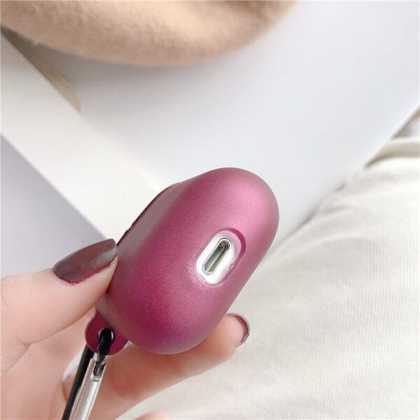 Husa casti Apple AirPods 1 & 2 cu agatatoare - imagine 4