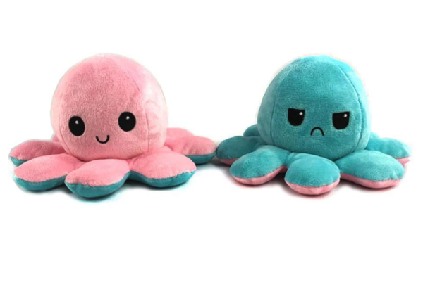 Mood Octopus- Oferta Speciala Caracatita Reversibila de plush - imagine 13