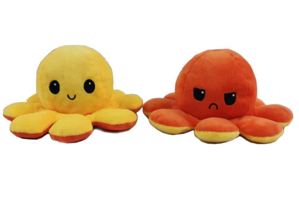 Mood Octopus- Oferta Speciala Caracatita Reversibila de plush - imagine 11