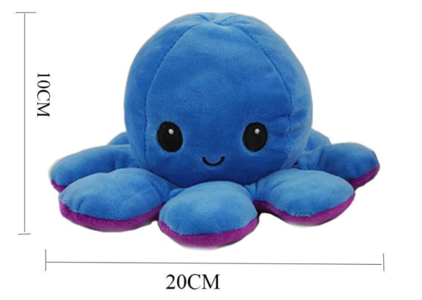 Mood Octopus- Oferta Speciala Caracatita Reversibila de plush - imagine 8